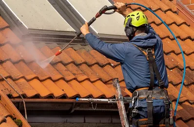 Démoussage et hydrofuge de toiture à Visseiche